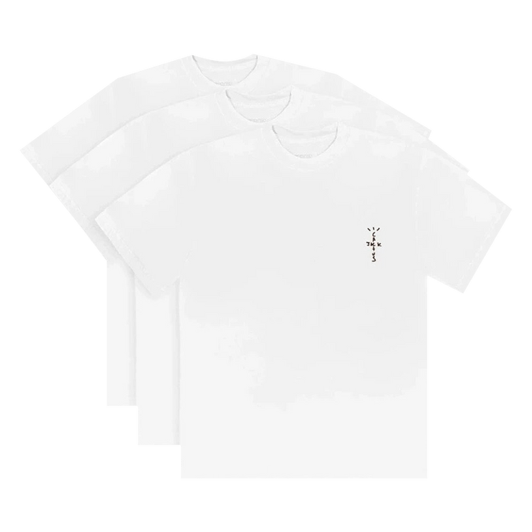 Cactus Jack by Travis Scott CJ Tee 3-Pack 'White'