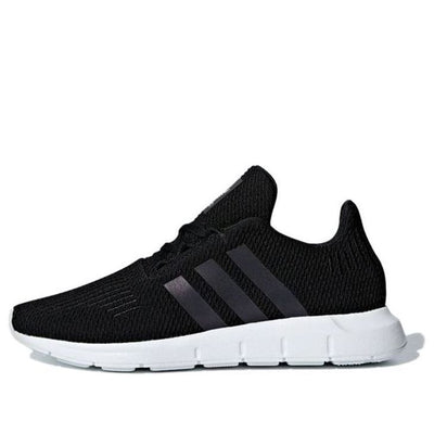 (GS) adidas originals Swift Run J 'Black White'