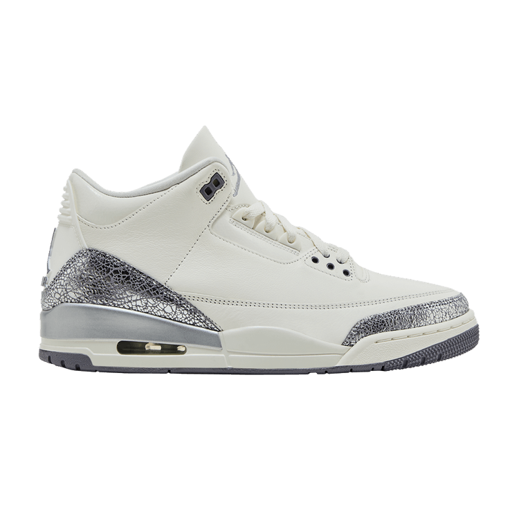 Wmns Air Jordan 3 Retro 'Sail Metallic Silver'
