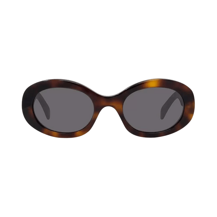 CELINE Oval Sunglasses 'Blonde Havana/Smoke'