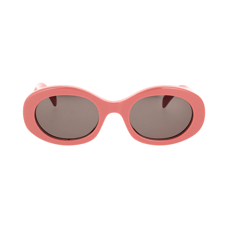 CELINE Oval Sunglasses 'Shiny Pink/Smoke'