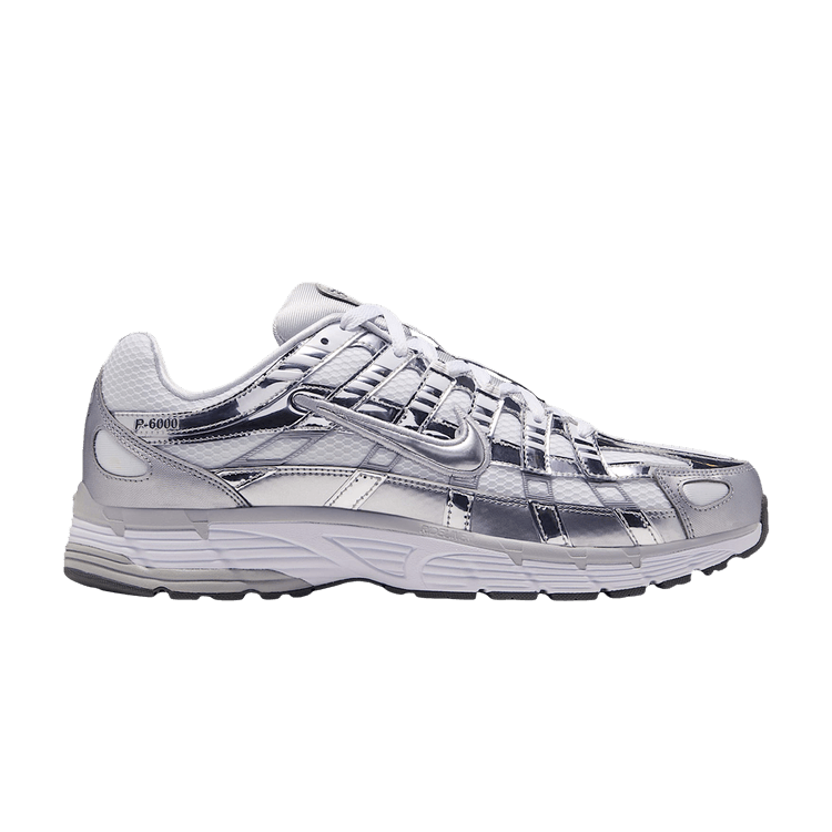 Nike P-6000 'White Grey Fog Iron Grey Metallic Silver'