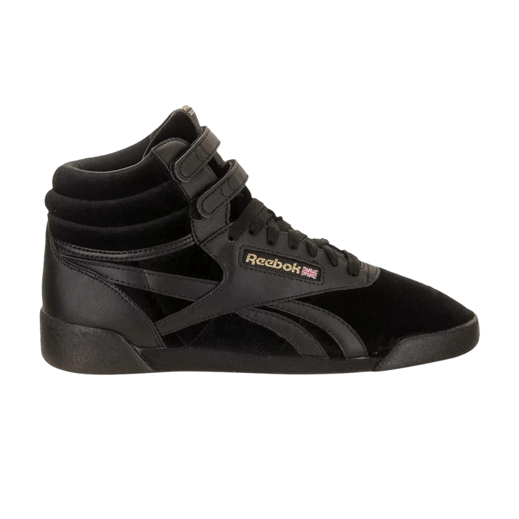 Reebok Freestyle High Big Kid 'Velvet - Black Gold'