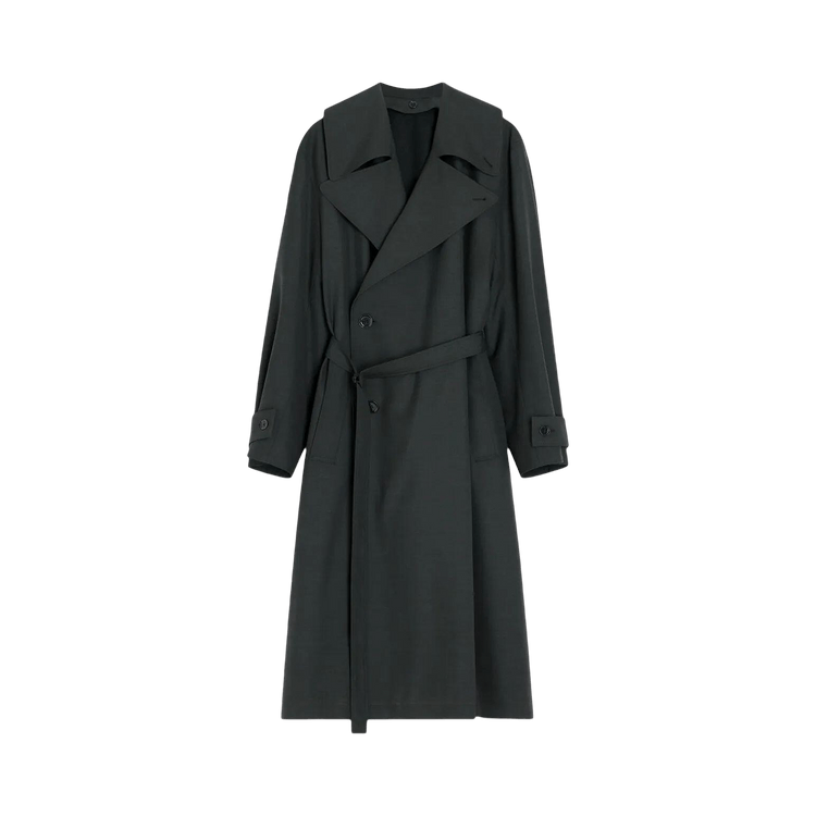 Lemaire Trench Coat With Detachable Lining 'Coal'