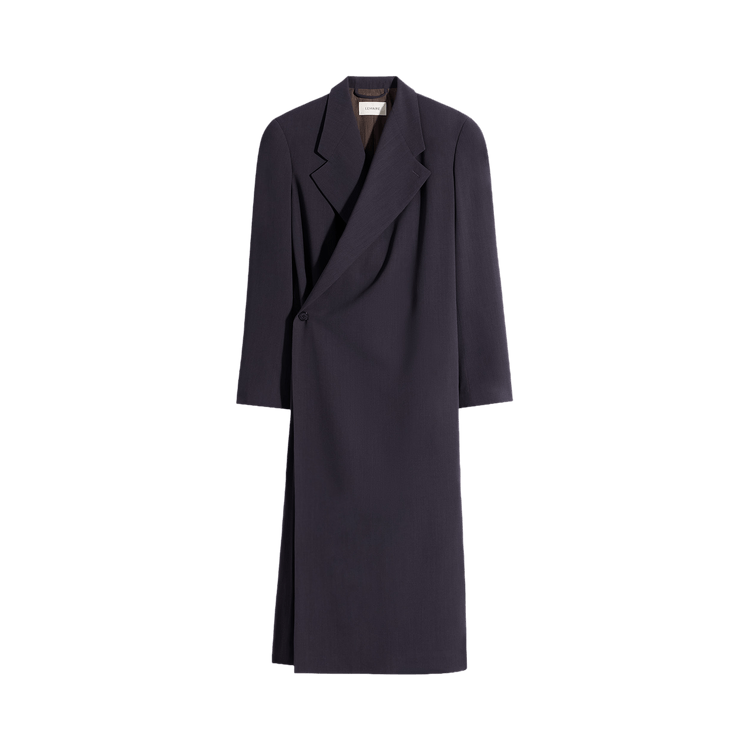 Lemaire Wrap Over Coat 'Onyx'