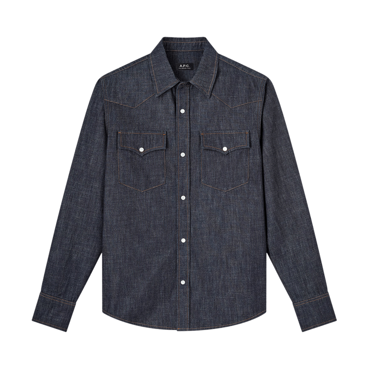 A.P.C. Chemise Western 'Indigo'