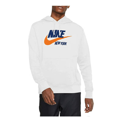 Nike Sportswear New York Fleece Hoodie 'White'