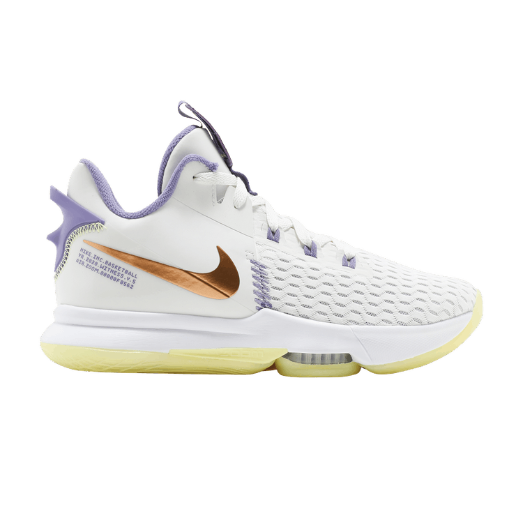 Nike LeBron Witness 5 'Summit White Metallic Bronze'
