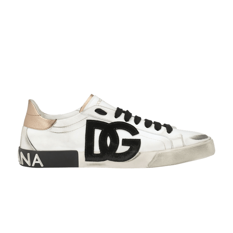 Dolce & Gabbana Portofino Vintage 'DG Logo Print - White Gold'