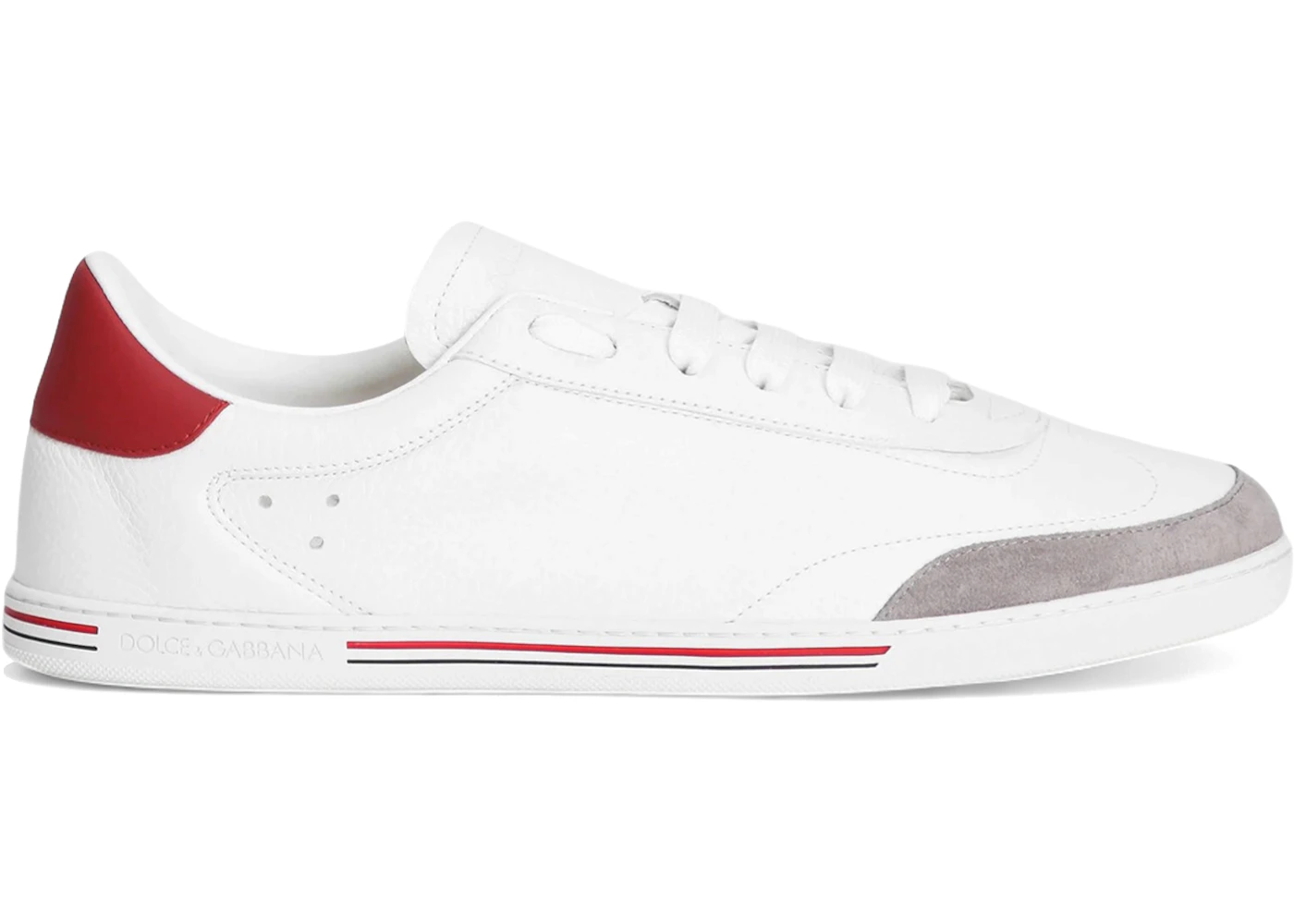 Dolce & Gabbana Saint Tropez Sneaker Bianco Lampone