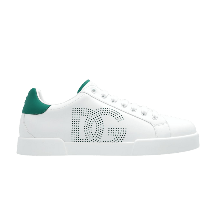 Dolce & Gabbana Portofino Calfskin Sneaker 'White Green'