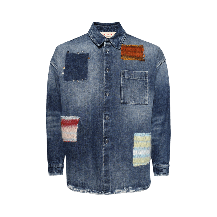 Marni Patch Overshirt 'Denim'