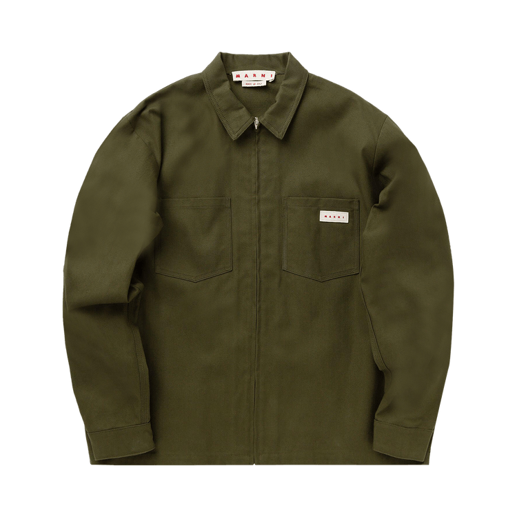 Marni Boxy Shirt 'Leaf Green'
