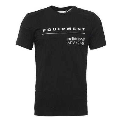adidas originals Pdx Classic Tee Athleisure Casual Sports Alphabet Printing Round Neck Short Sleeve Black