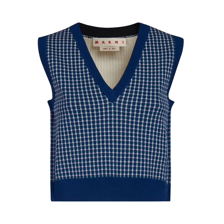 Marni Sleeveless V Neck Sweater 'Multicolor'