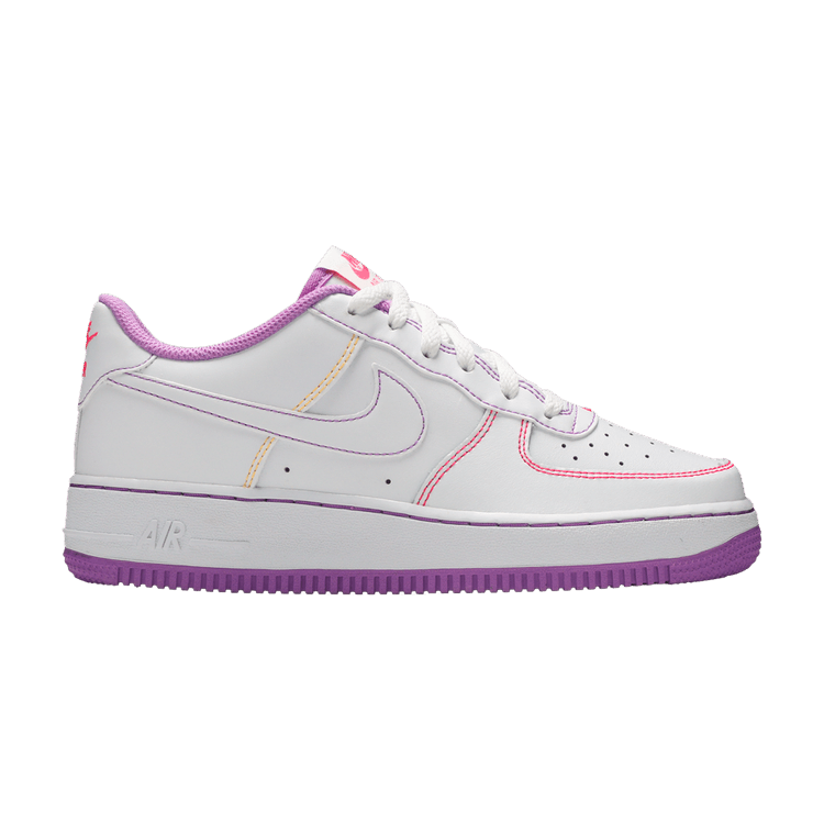 Nike Air Force 1 '07 Low GS 'Contrast Stitch - Fuchsia Glow'