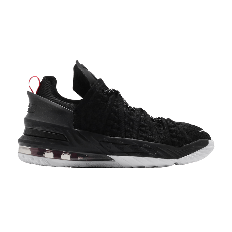 Nike LeBron 18 GS 'Black University Red'