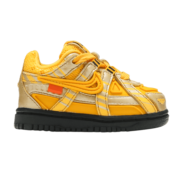 Off-White x Nike Rubber Dunk TD 'University Gold'