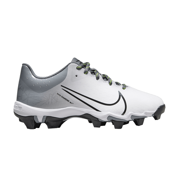 Nike Hyperdiamond 4 Keystone GG GS 'White Cool Grey'