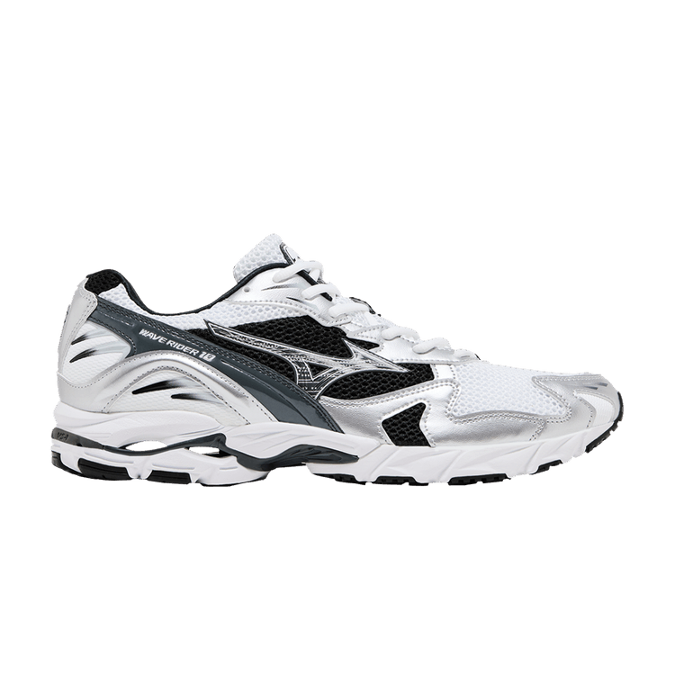 Mizuno Wave Rider 10 'White Silver Black'