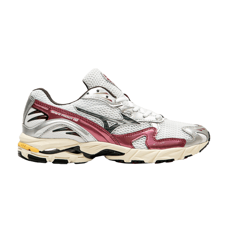 Mizuno Wave Rider 10 'Silver Red'