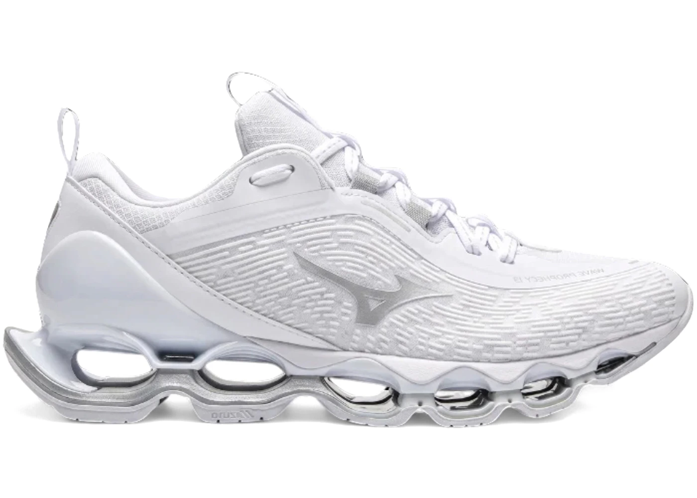 Mizuno Wave Prophecy 13.2 White Silver Harbor Mist