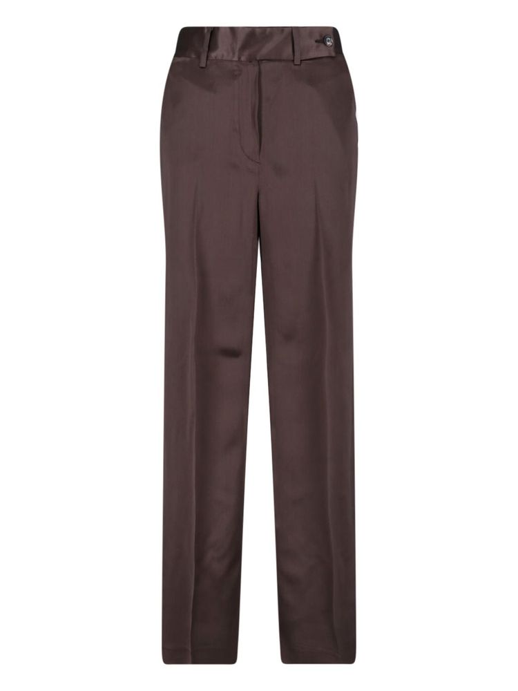 Kiton Pleated Straight-Leg Pants