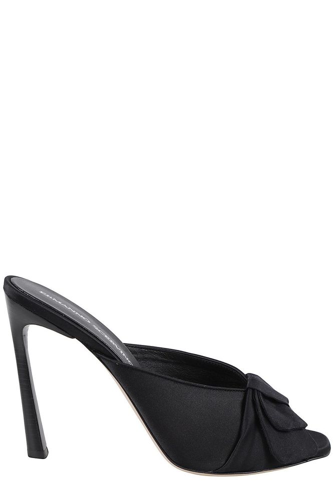 Ermanno Scervino Bow High Heel Mules
