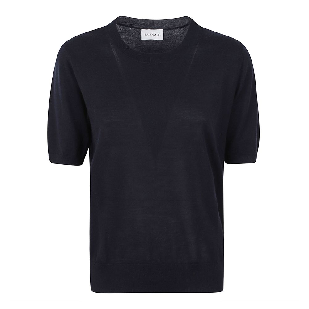 P.A.R.O.S.H. Short Sleeve Knitted Top