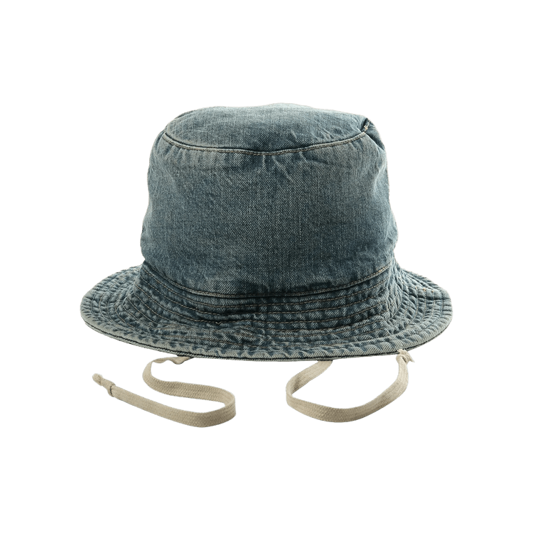 Rick Owens DRKSHDW Cappello In Denim Gilligan Hat 'Washed Indigo'