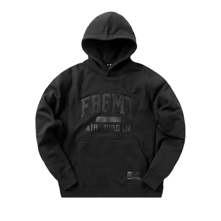 Air Jordan x Fragment Pullover Hoodie 'Black/Reflective Silver'