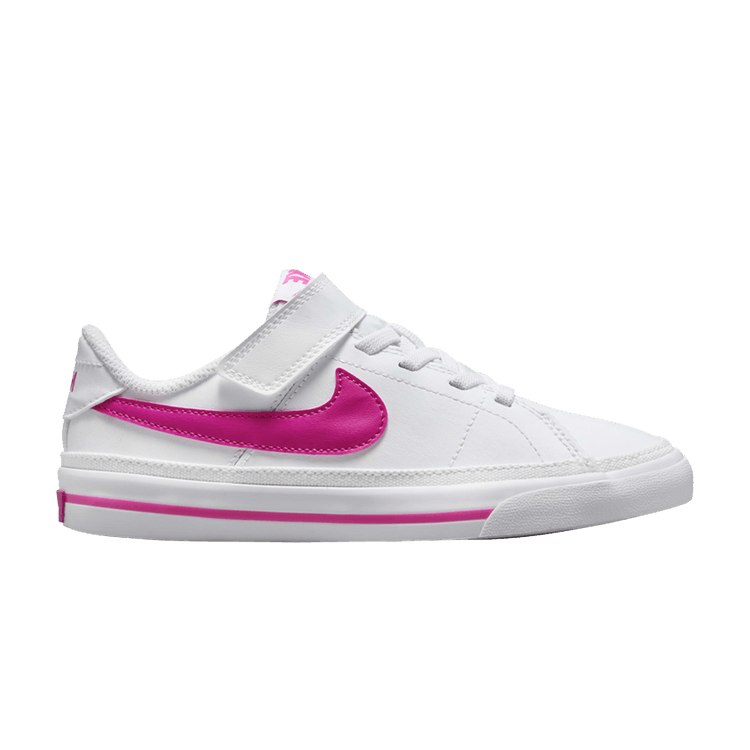 Nike Court Legacy PS 'White Laser Fuchsia'