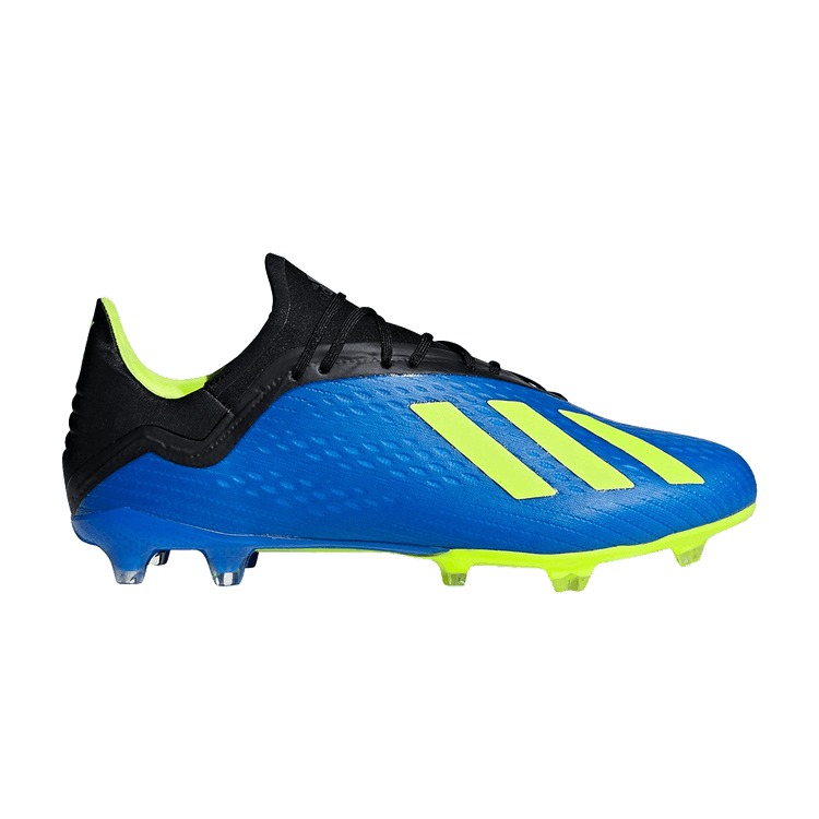 Adidas X 18.2 FG 'Footwear Blue Solar Yellow'