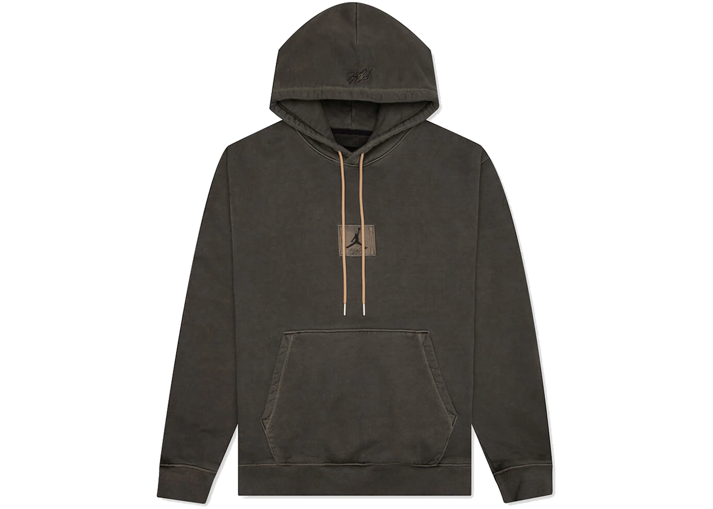 Jordan Flight Heritage Washed Fleece Hoodie Black
