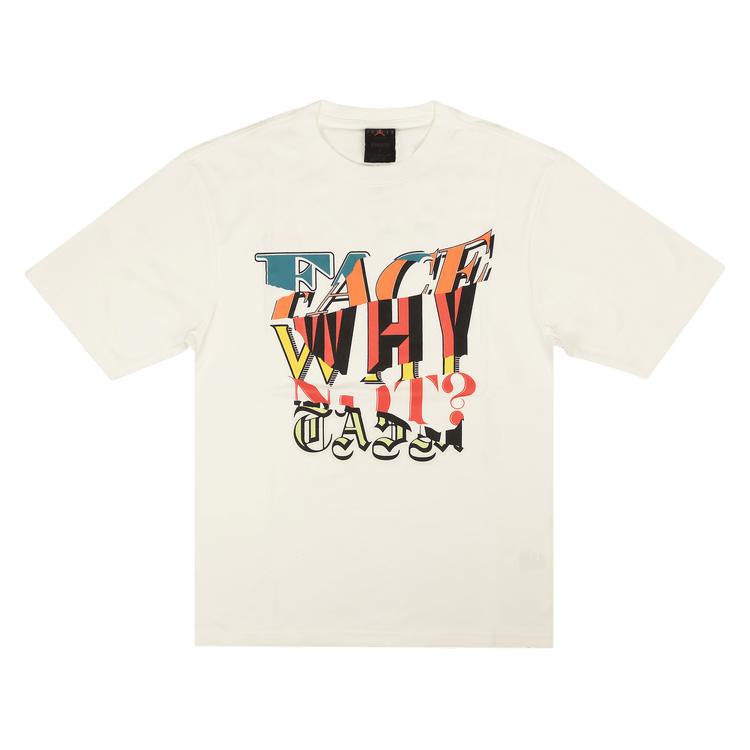 Air Jordan Why Not? x Facetasm Logo Short-Sleeve T-Shirt 'White'