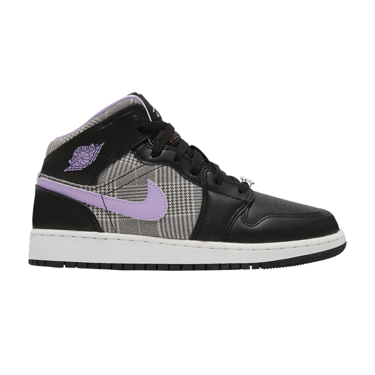Air Jordan 1 Mid SE GS 'Houndstooth'