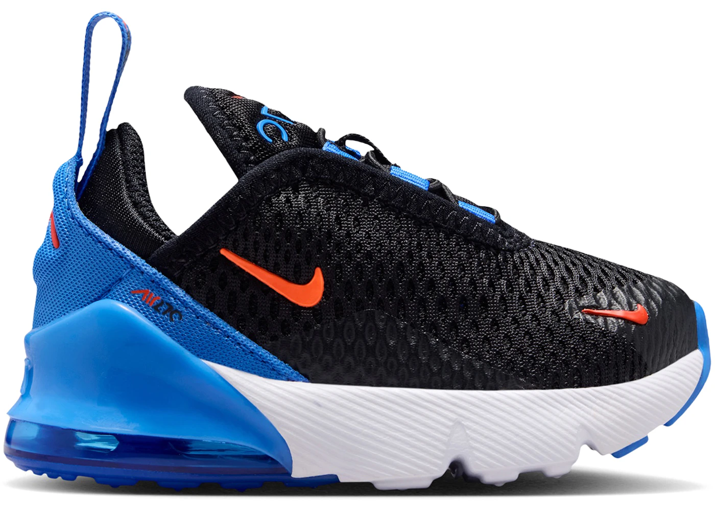 Nike Air Max 270 Black Blue Crystal Turf Orange (TD)