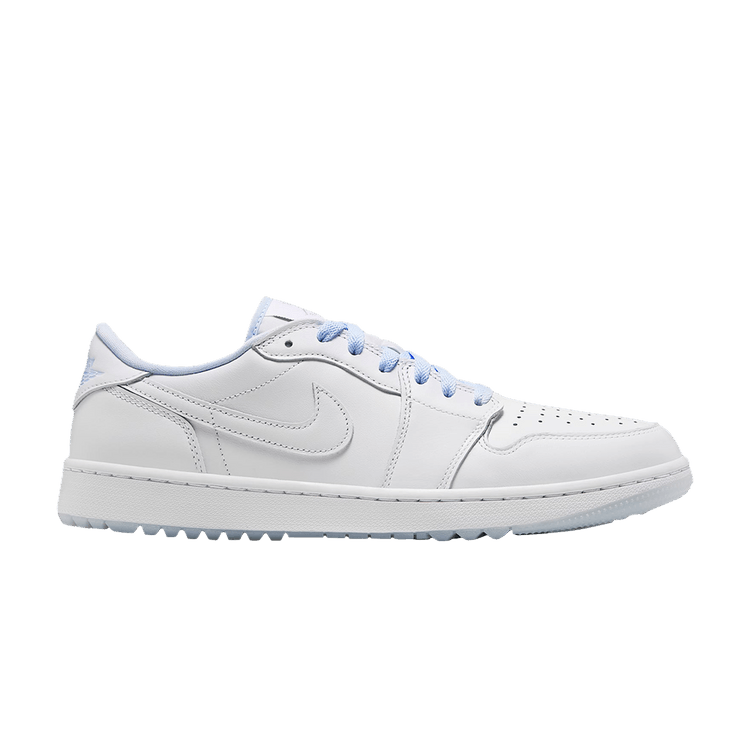 Air Jordan 1 Low G Golf 'White Hydrogen Blue Metallic Silver White'