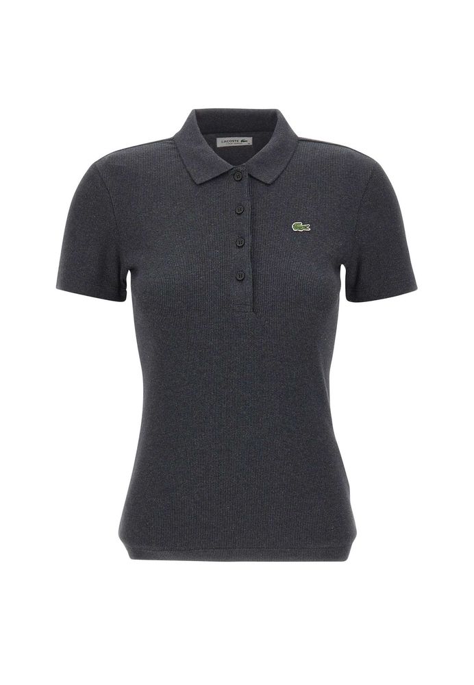 Lacoste Ribbed Slim Fit Polo Top