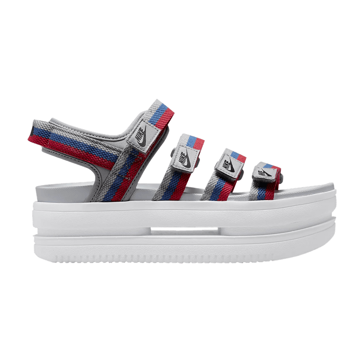 Nike Wmns Icon Classic Sandal 'Metallic Silver Game Royal'