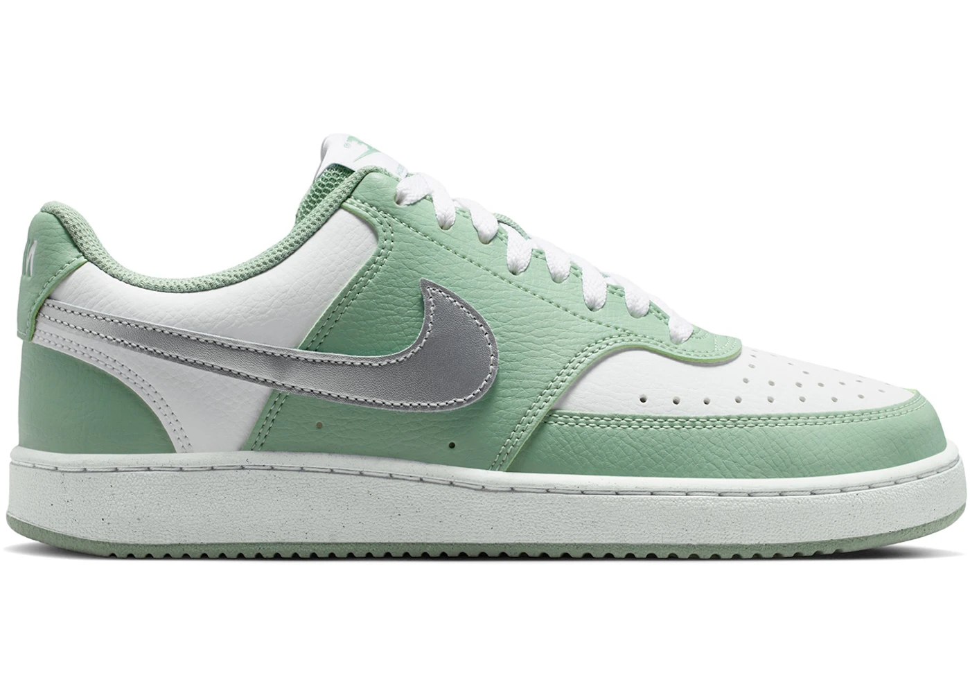 Nike Court Vision Low Next Nature Steam White Metallic Silver (Women's)