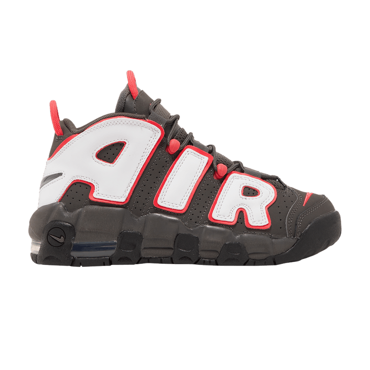 Nike Air More Uptempo GS 'Medium Ash Siren Red White'