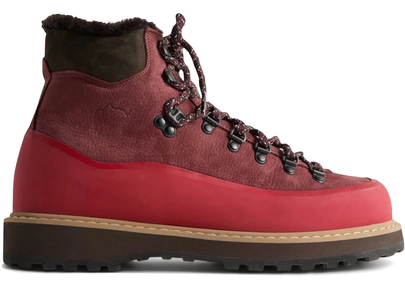 Diemme Roccia Vet Gomma Shearling Boot Ronnie Fieg Bordeaux