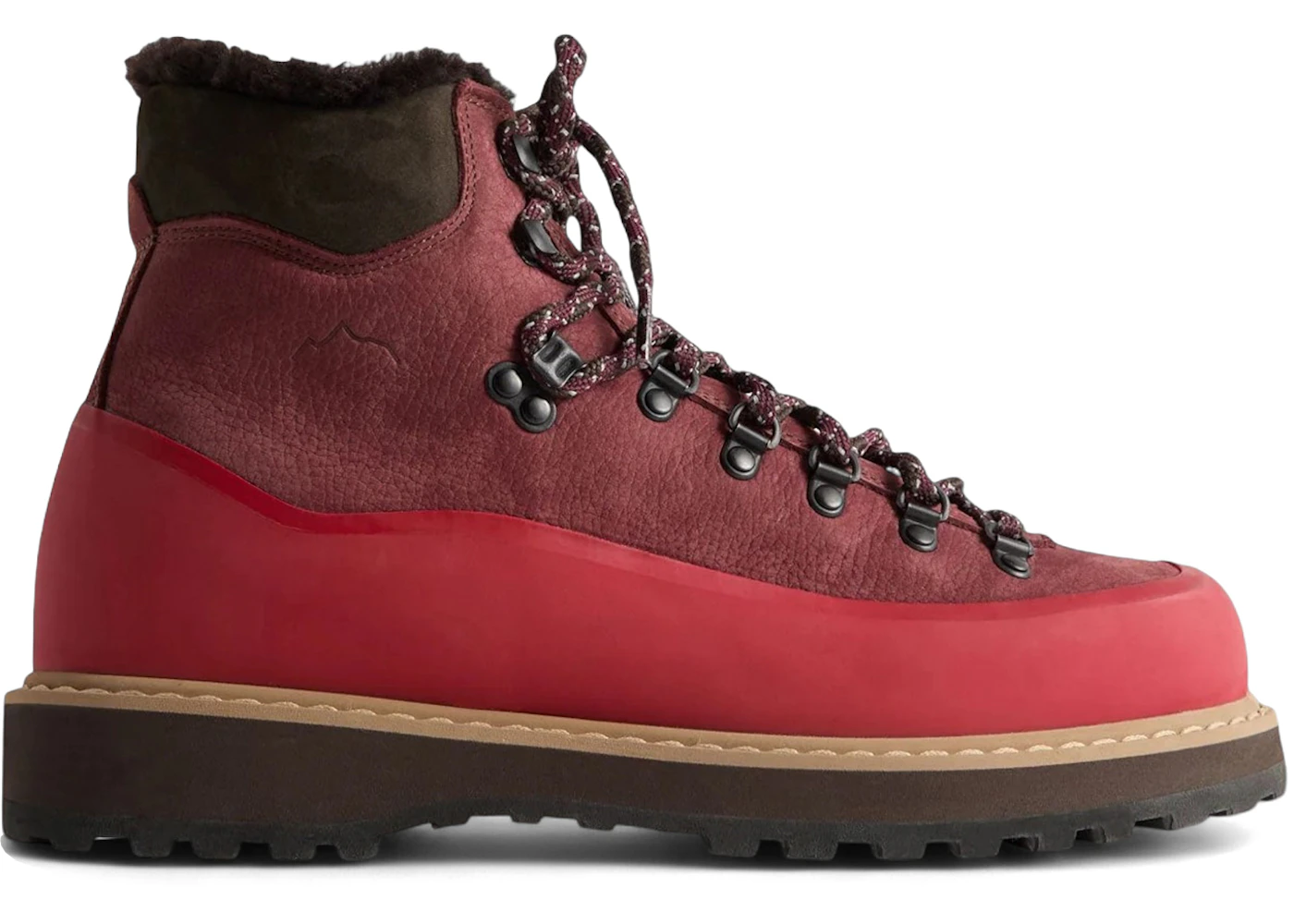Diemme Roccia Vet Gomma Shearling Boot Ronnie Fieg Bordeaux (Women's)