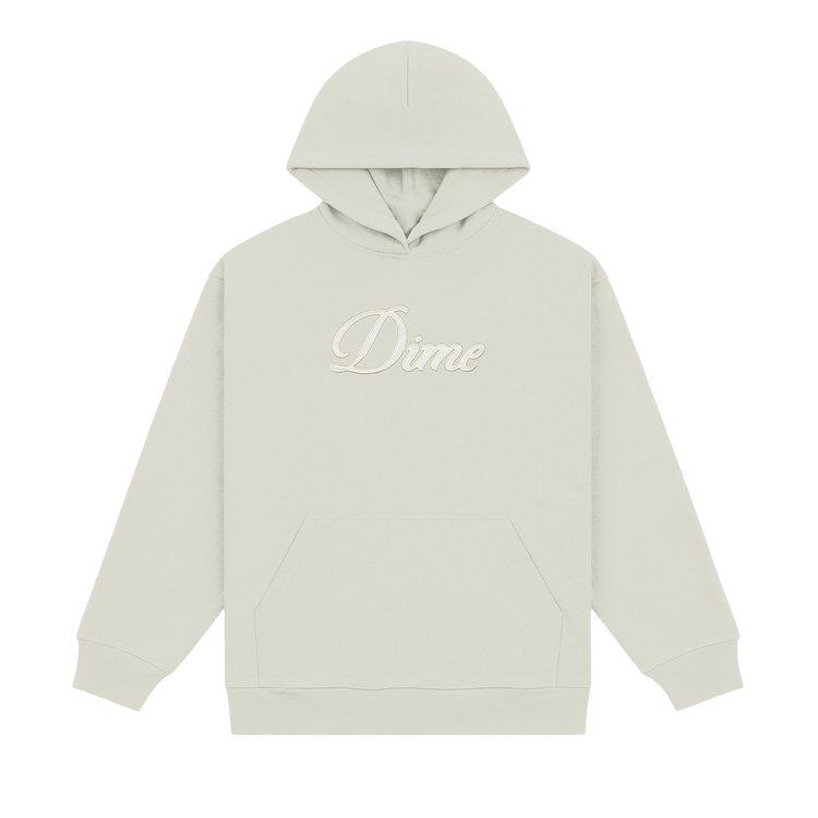 Dime Cursive Hoodie 'Charcoal Moss'