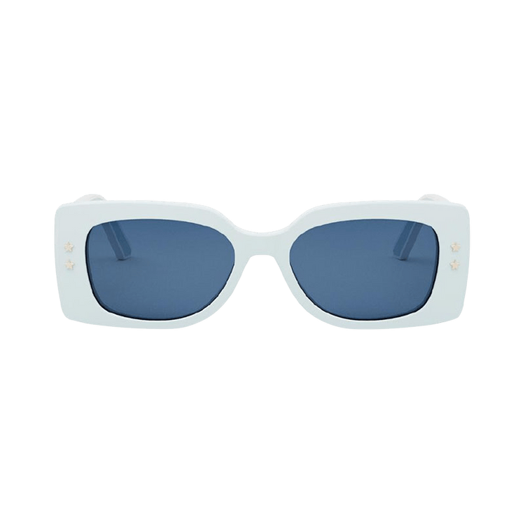 Dior Pacific Rectangle Sunglasses 'White'