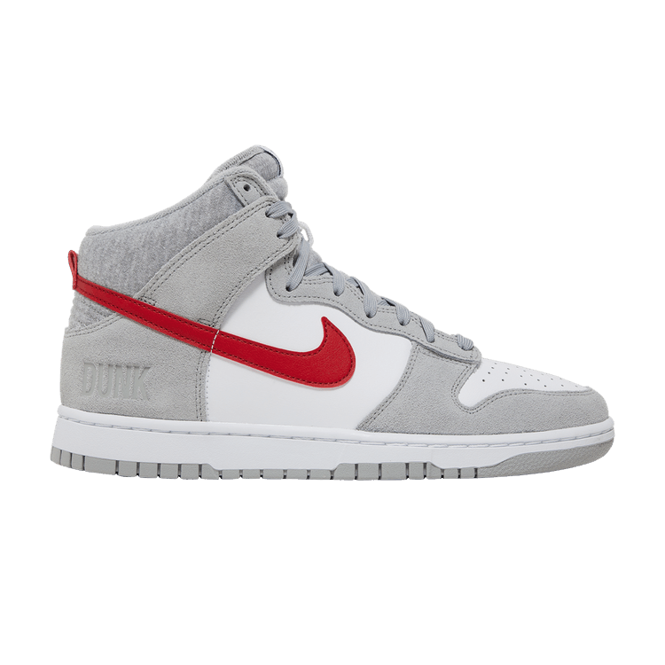 Nike Dunk High SE 'Athletic Club - Light Smoke Grey Gym Red'
