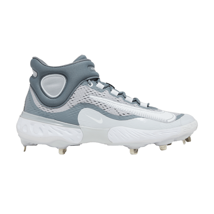 Nike Alpha Huarache Elite 4 Mid 'Wolf Grey White'