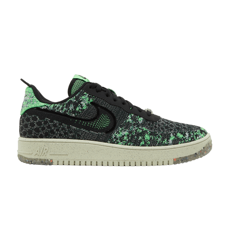 Nike Air Force 1 Crater Flyknit Next Nature 'Black Volt'