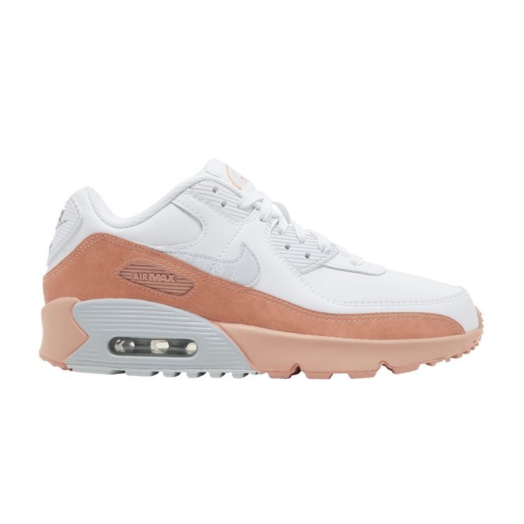 Nike Air Max 90 Leather SE GS 'White Light Madder Root'